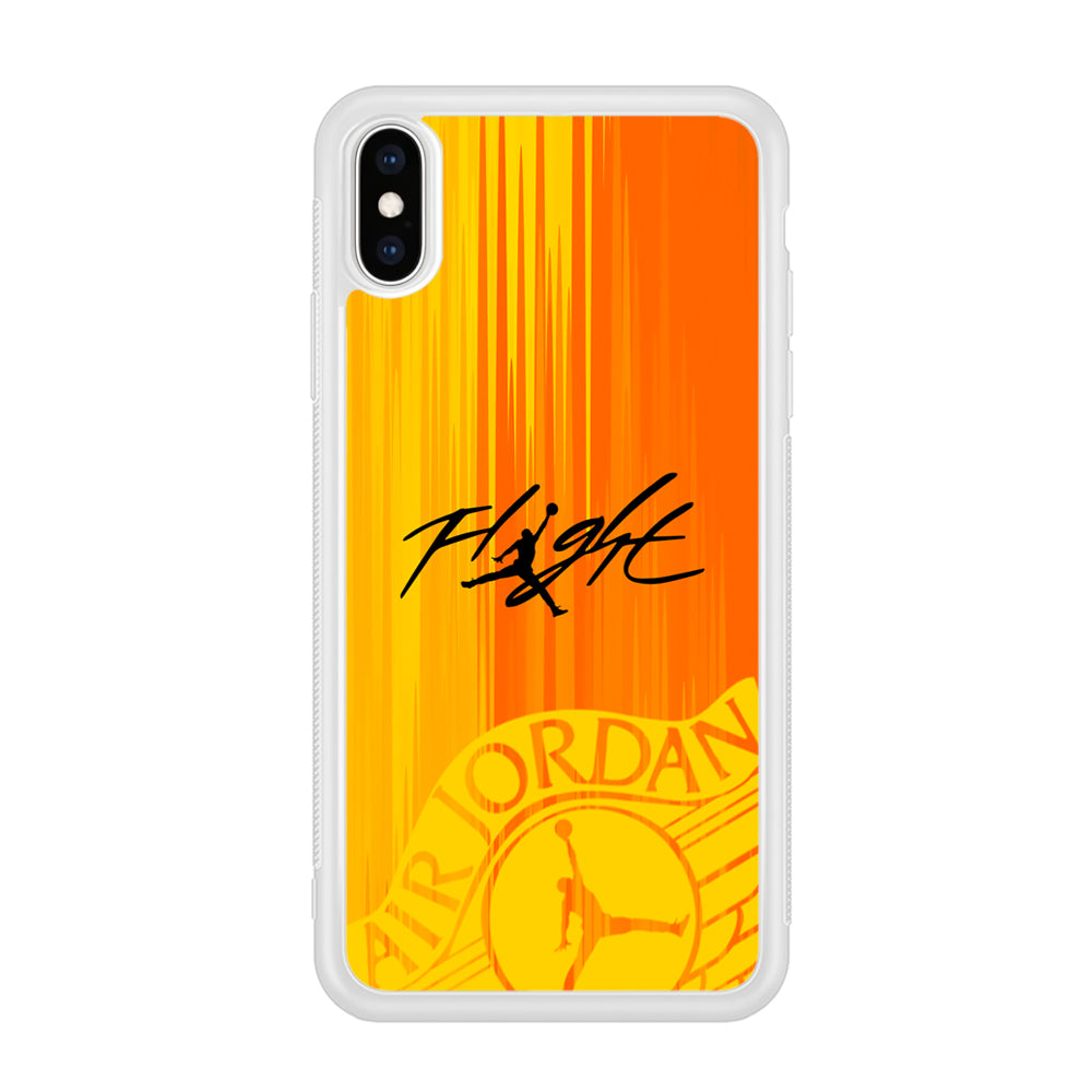 Air Jordan Yellow Sparkle iPhone XS Case