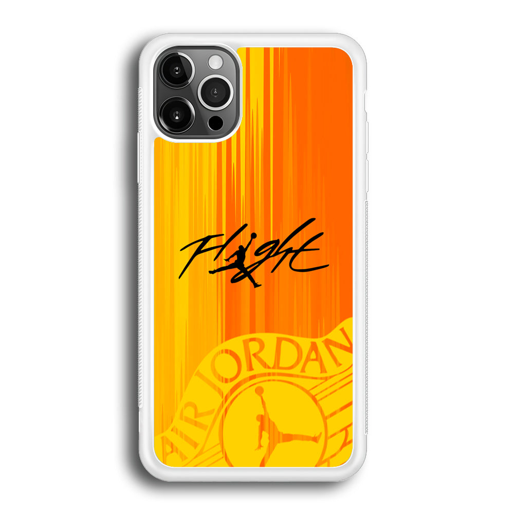 Air Jordan Yellow Sparkle iPhone 12 Pro Case