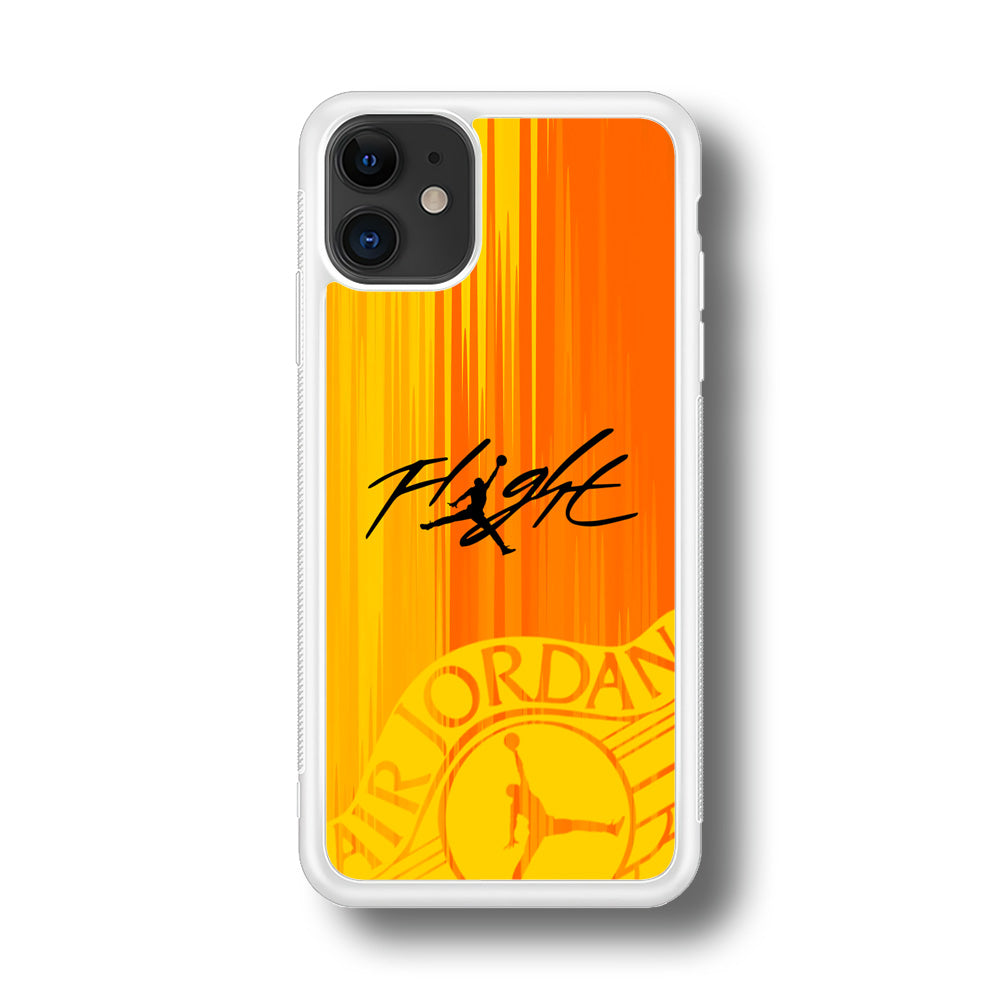 Air Jordan Yellow Sparkle iPhone 11 Case