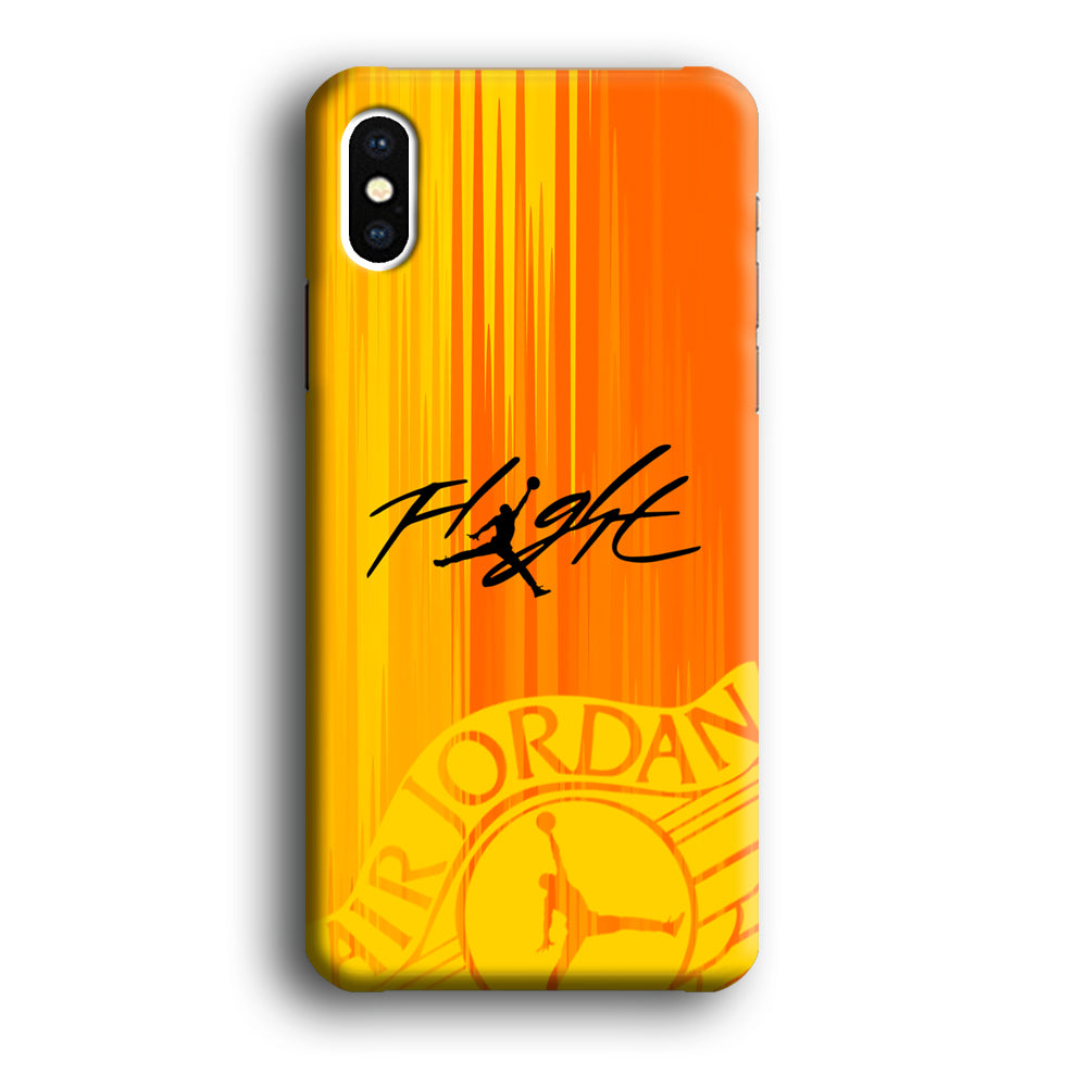 Air Jordan Yellow Sparkle iPhone XS Case