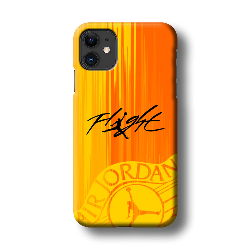 Air Jordan Yellow Sparkle iPhone 11 Case