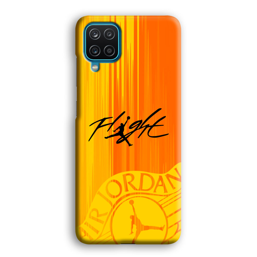 Air Jordan Yellow Sparkle Samsung Galaxy A12 Case