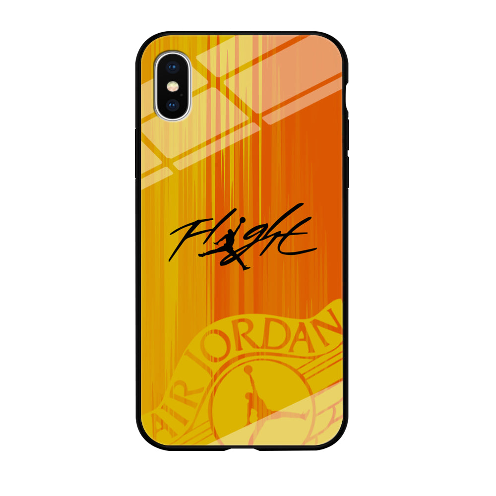 Air Jordan Yellow Sparkle iPhone X Case