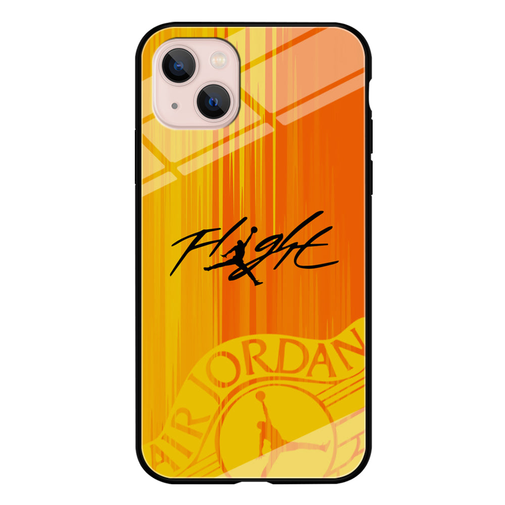 Air Jordan Yellow Sparkle iPhone 13 Case