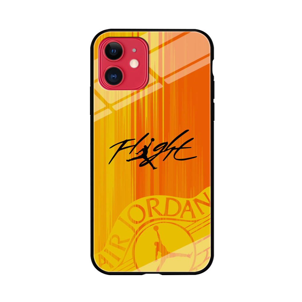 Air Jordan Yellow Sparkle iPhone 11 Case