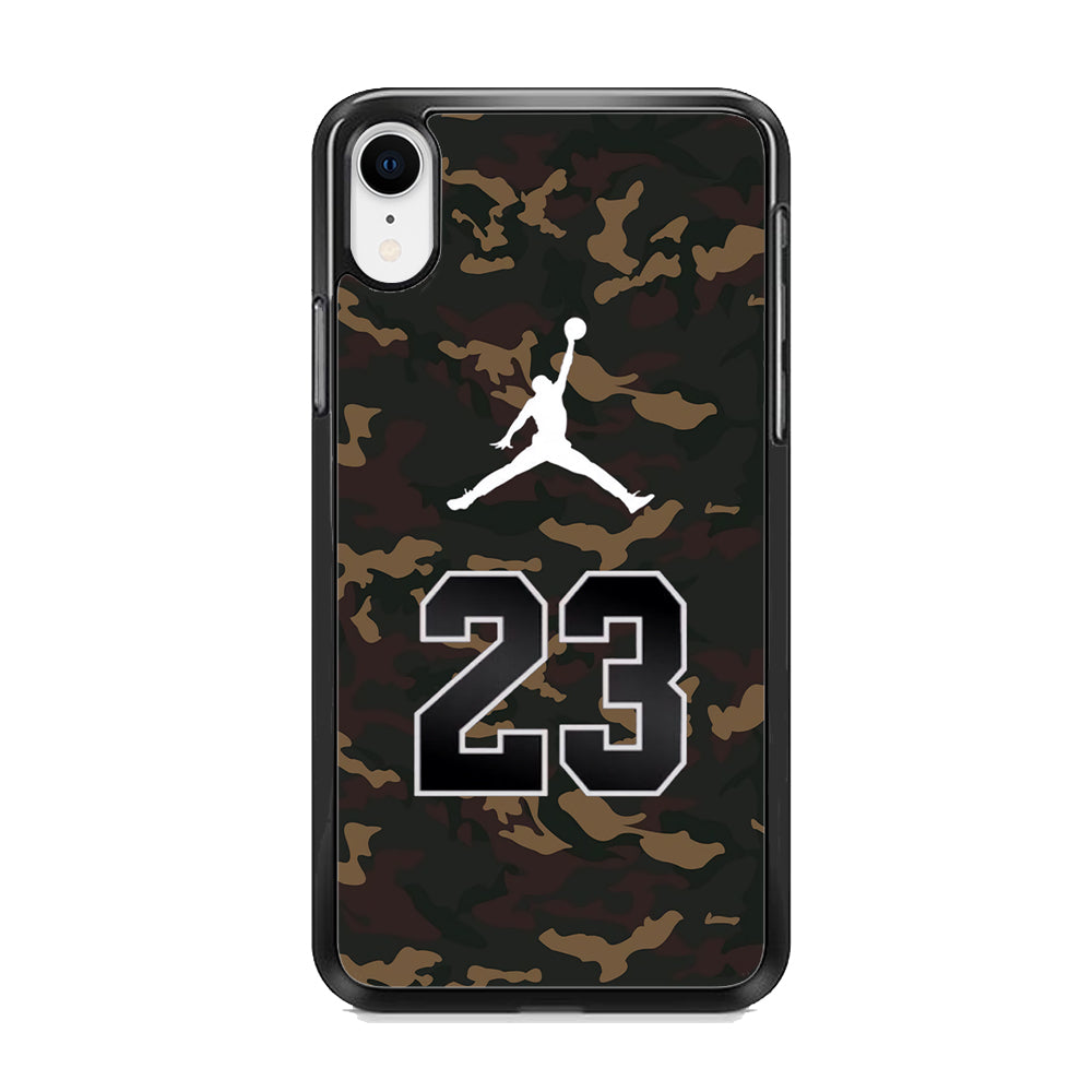 Air Jordan 23 Dark Green Camo iPhone XR Case