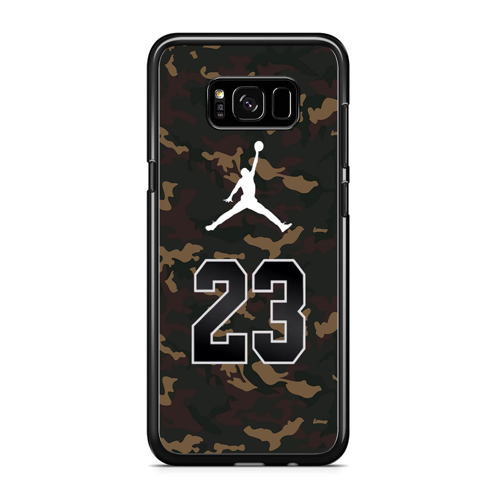 Air Jordan 23 Dark Green Camo Samsung Galaxy S8 Case