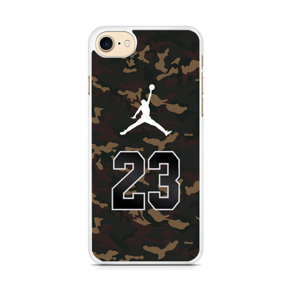 Air Jordan 23 Dark Green Camo iPhone 8 Case