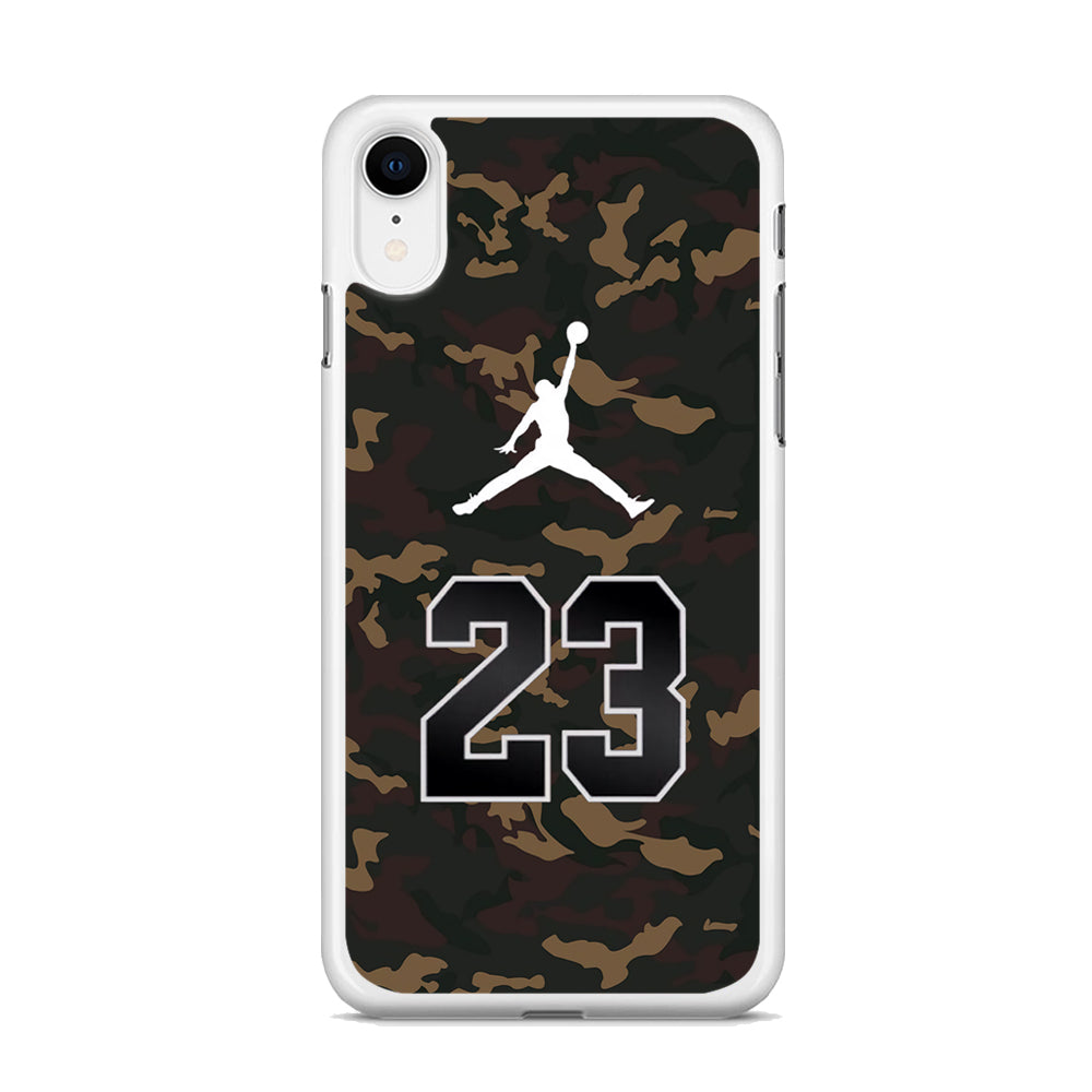 Air Jordan 23 Dark Green Camo iPhone XR Case
