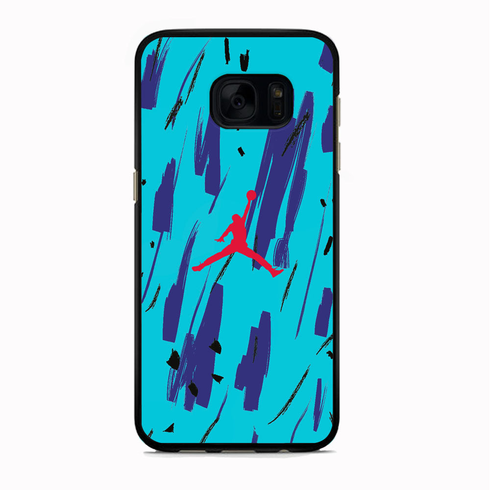 Air Jordan Aqua Samsung Galaxy S7 Edge Case