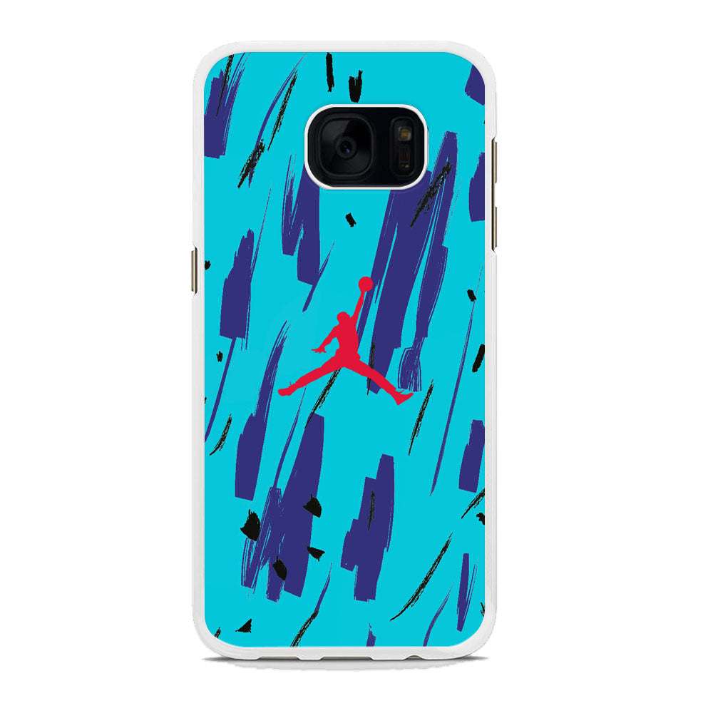 Air Jordan Aqua Samsung Galaxy S7 Edge Case