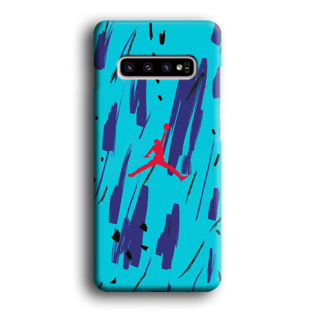 Air Jordan Aqua Samsung Galaxy S10 Case
