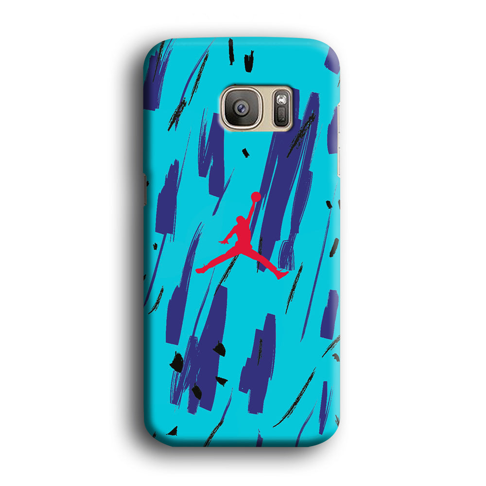 Air Jordan Aqua Samsung Galaxy S7 Edge Case