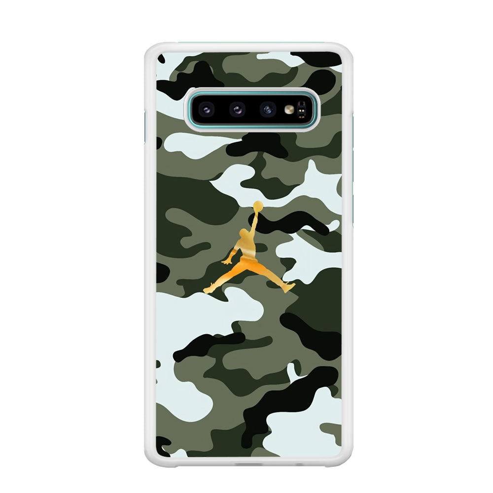 Air Jordan Camo Forest Beast Samsung Galaxy S10 Plus Case