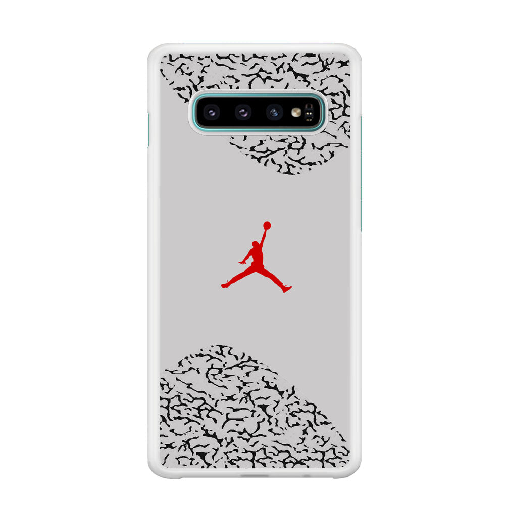 Air Jordan Cement Grey Samsung Galaxy S10 Plus Case