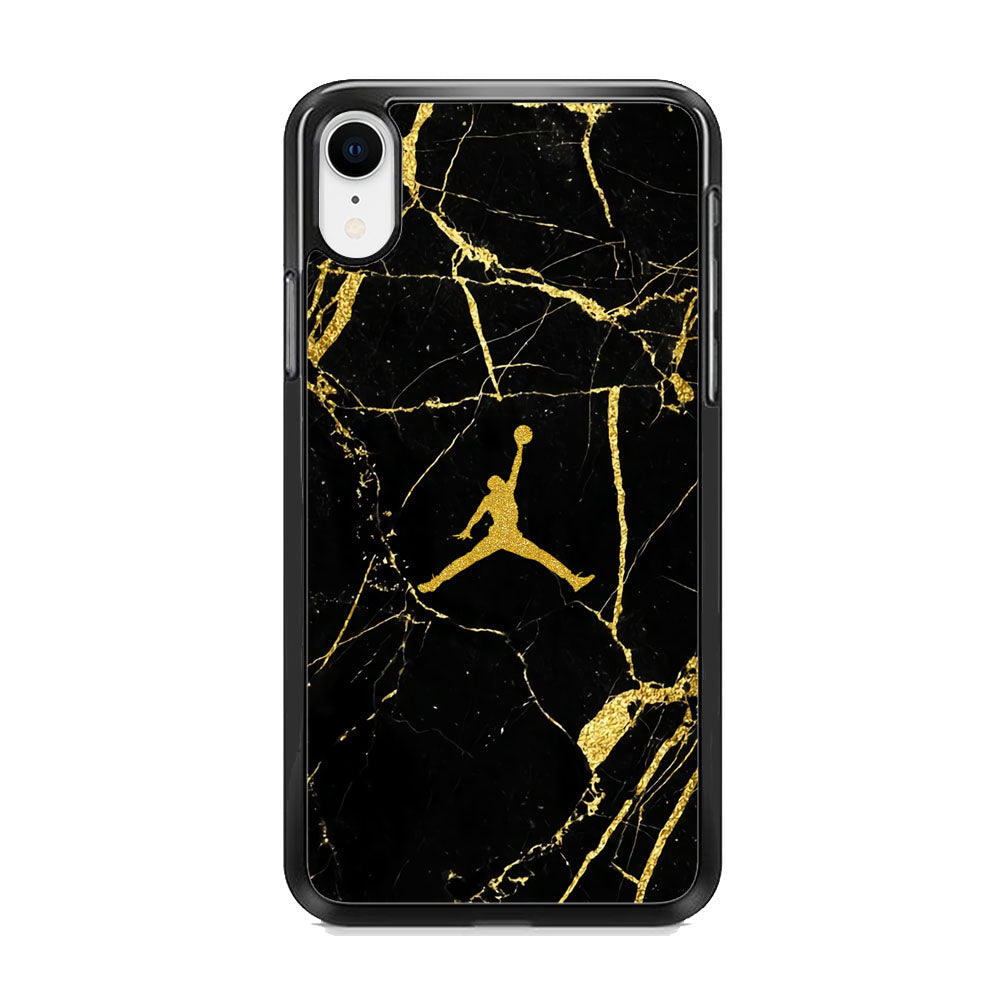 Air Jordan Golden Root Marble iPhone XR Case