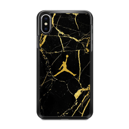 Air Jordan Golden Root Marble iPhone X Case