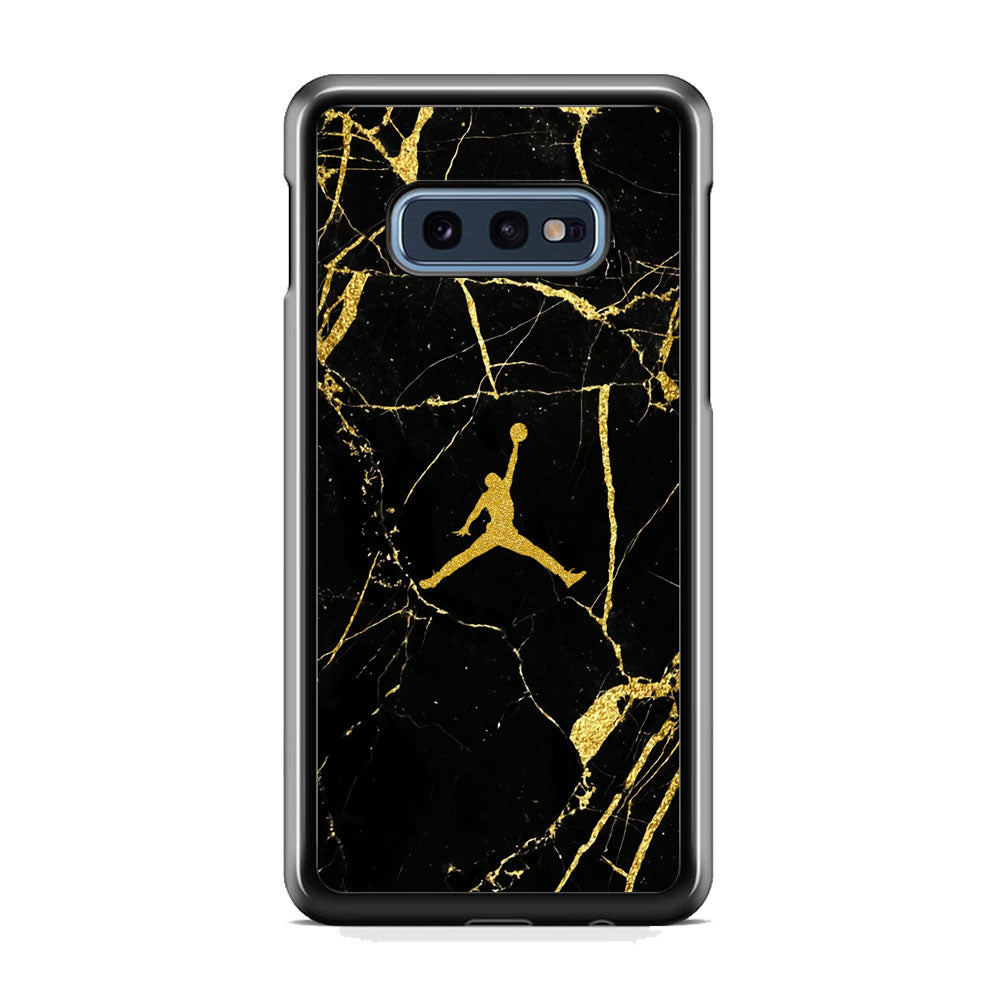 Air Jordan Golden Root Marble Samsung Galaxy S10 Plus Case