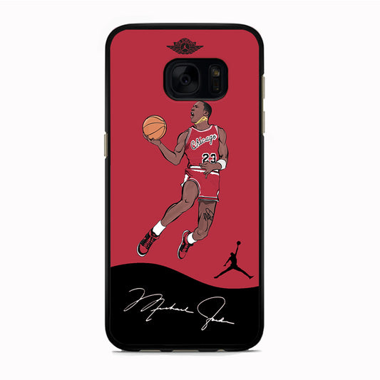 Air Jordan Jump Shoot Samsung Galaxy S7 Edge Case