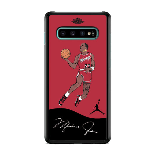 Air Jordan Jump Shoot Samsung Galaxy S10 Plus Case