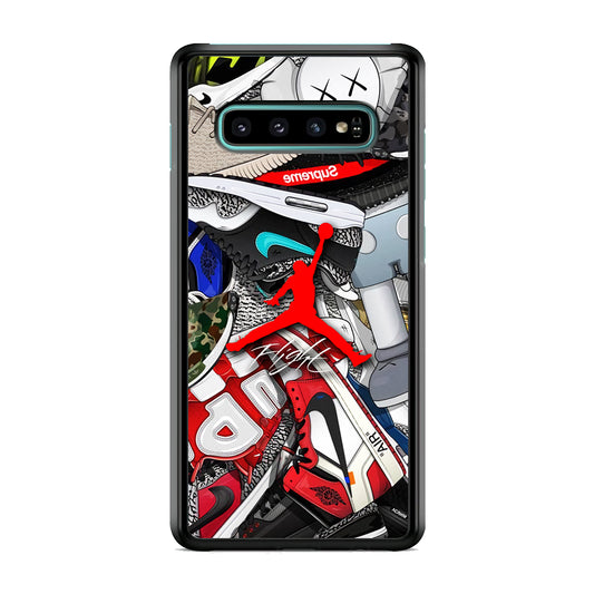 Air Jordan Leader of Layer Samsung Galaxy S10 Case