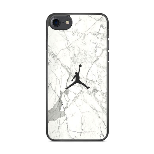 Air Jordan Marble Soft Black iPhone 8 Case
