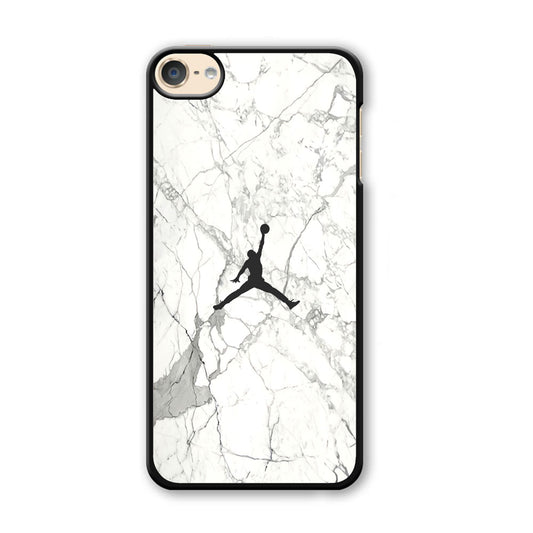 Air Jordan Marble Soft Black iPod Touch 6 Case - Carneyforia
