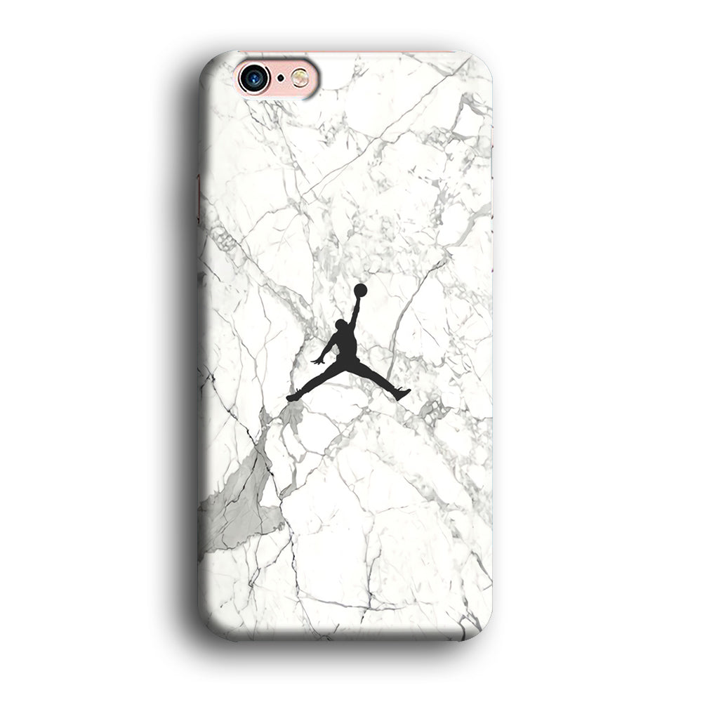 Air Jordan Marble Soft Black iPhone 6 Plus | 6s Plus Case