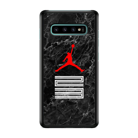 Air Jordan Marble and Retro Samsung Galaxy S10 Case