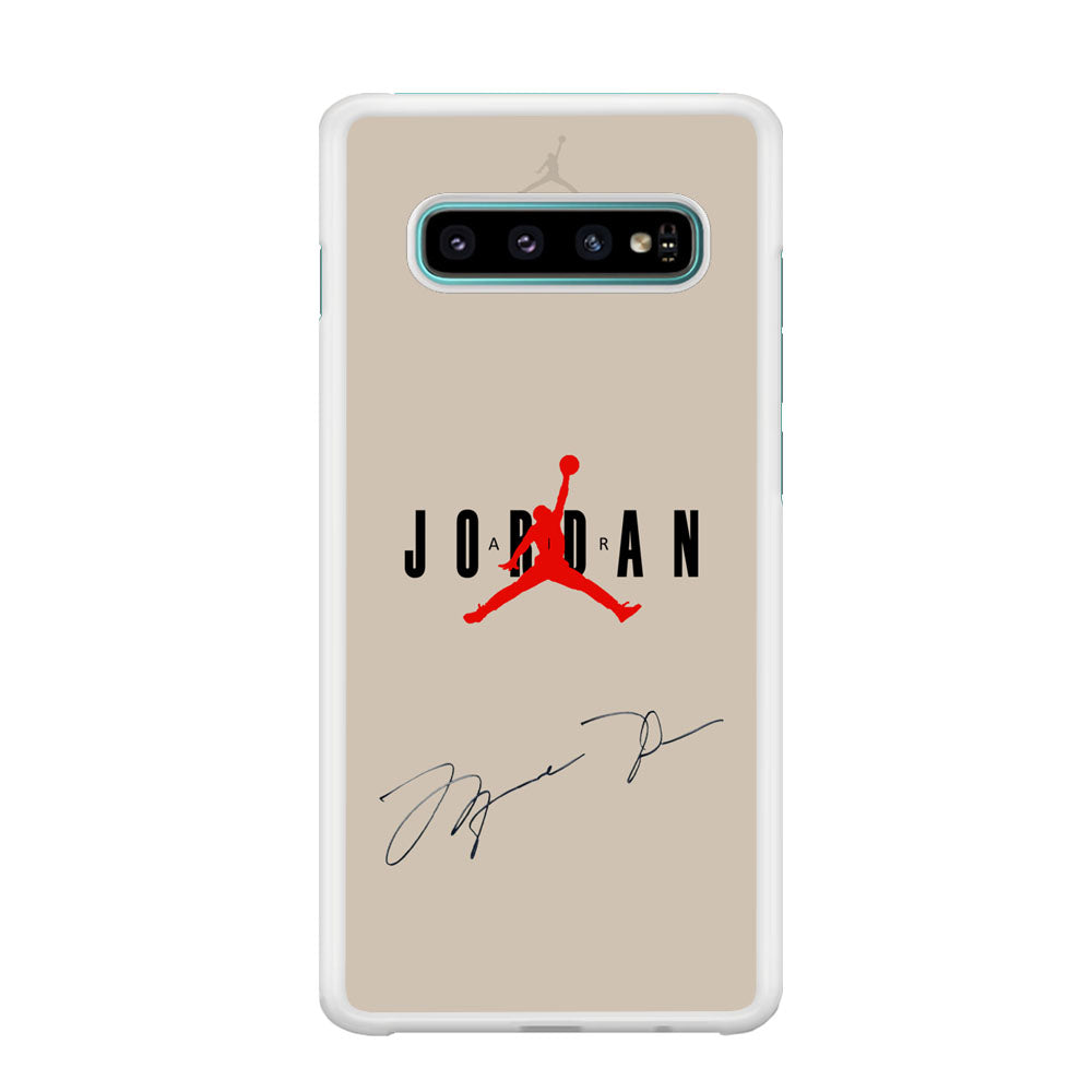 Air Jordan Signature Samsung Galaxy S10 Plus Case