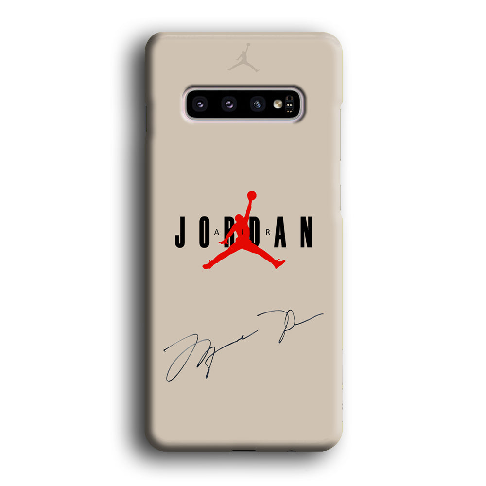 Air Jordan Signature Samsung Galaxy S10 Plus Case