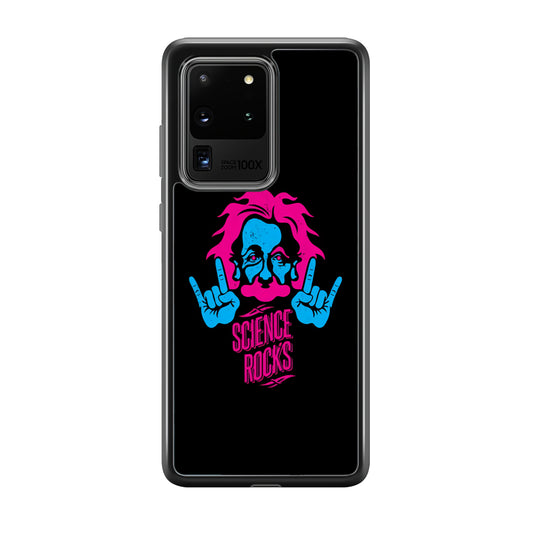 Albert Einstein Science Rocks Samsung Galaxy S20 Ultra Case