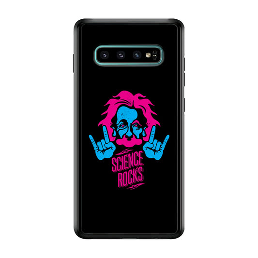 Albert Einstein Science Rocks Samsung Galaxy S10 Plus Case