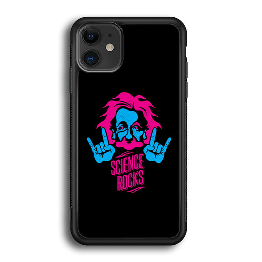 Albert Einstein Science Rocks iPhone 12 Case