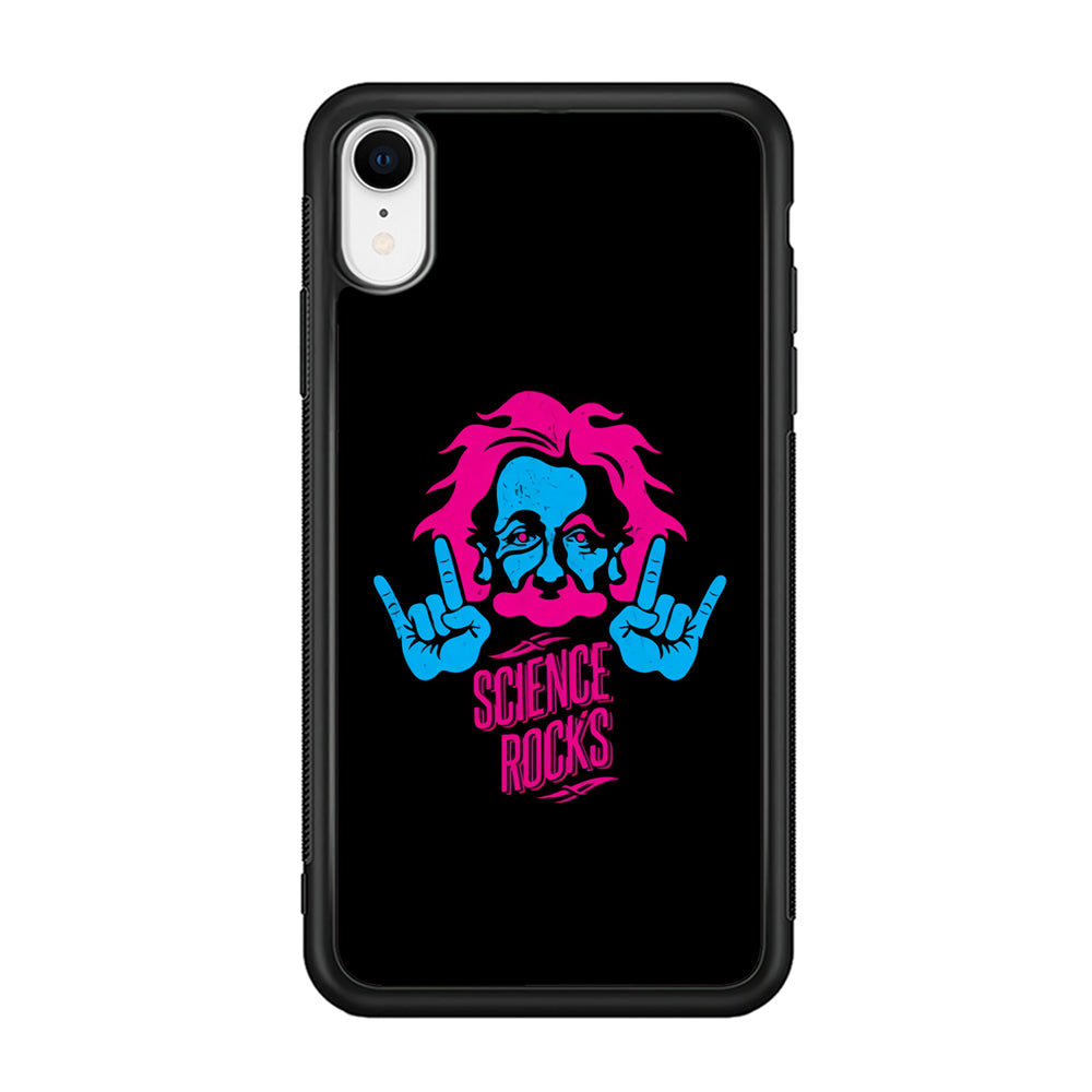 Albert Einstein Science Rocks iPhone XR Case
