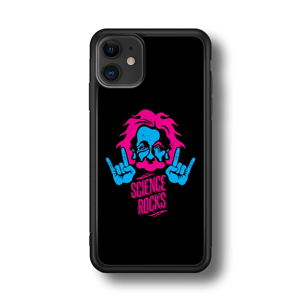 Albert Einstein Science Rocks iPhone 11 Case