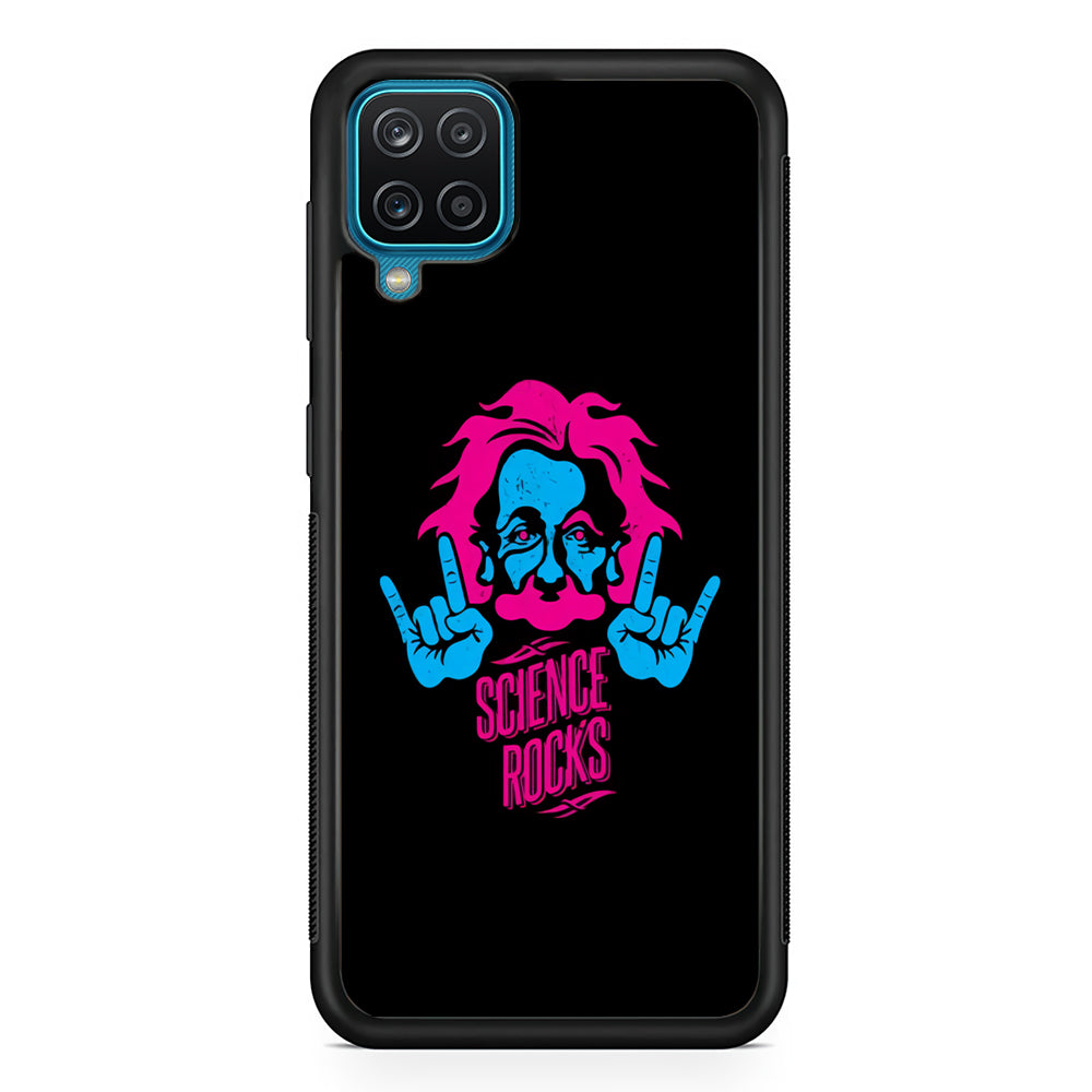 Albert Einstein Science Rocks Samsung Galaxy A12 Case