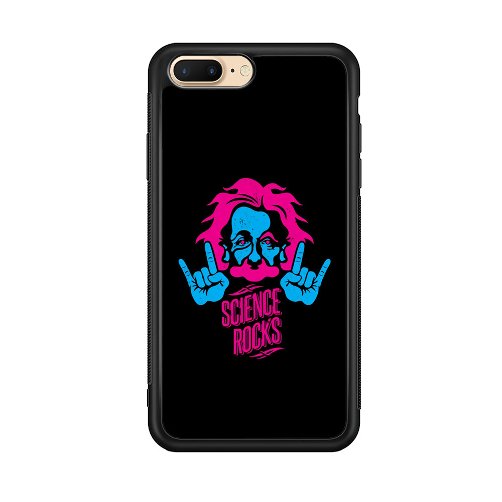 Albert Einstein Science Rocks iPhone 8 Plus Case