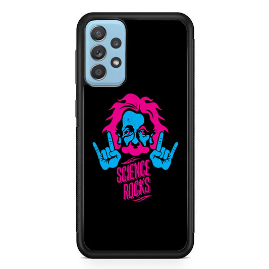 Albert Einstein Science Rocks Samsung Galaxy A52 Case