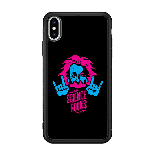 Albert Einstein Science Rocks iPhone X Case