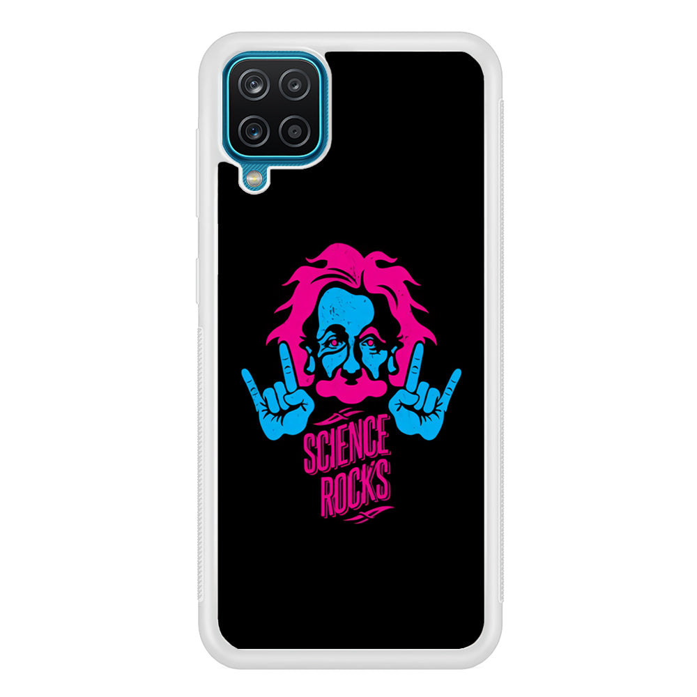 Albert Einstein Science Rocks Samsung Galaxy A12 Case