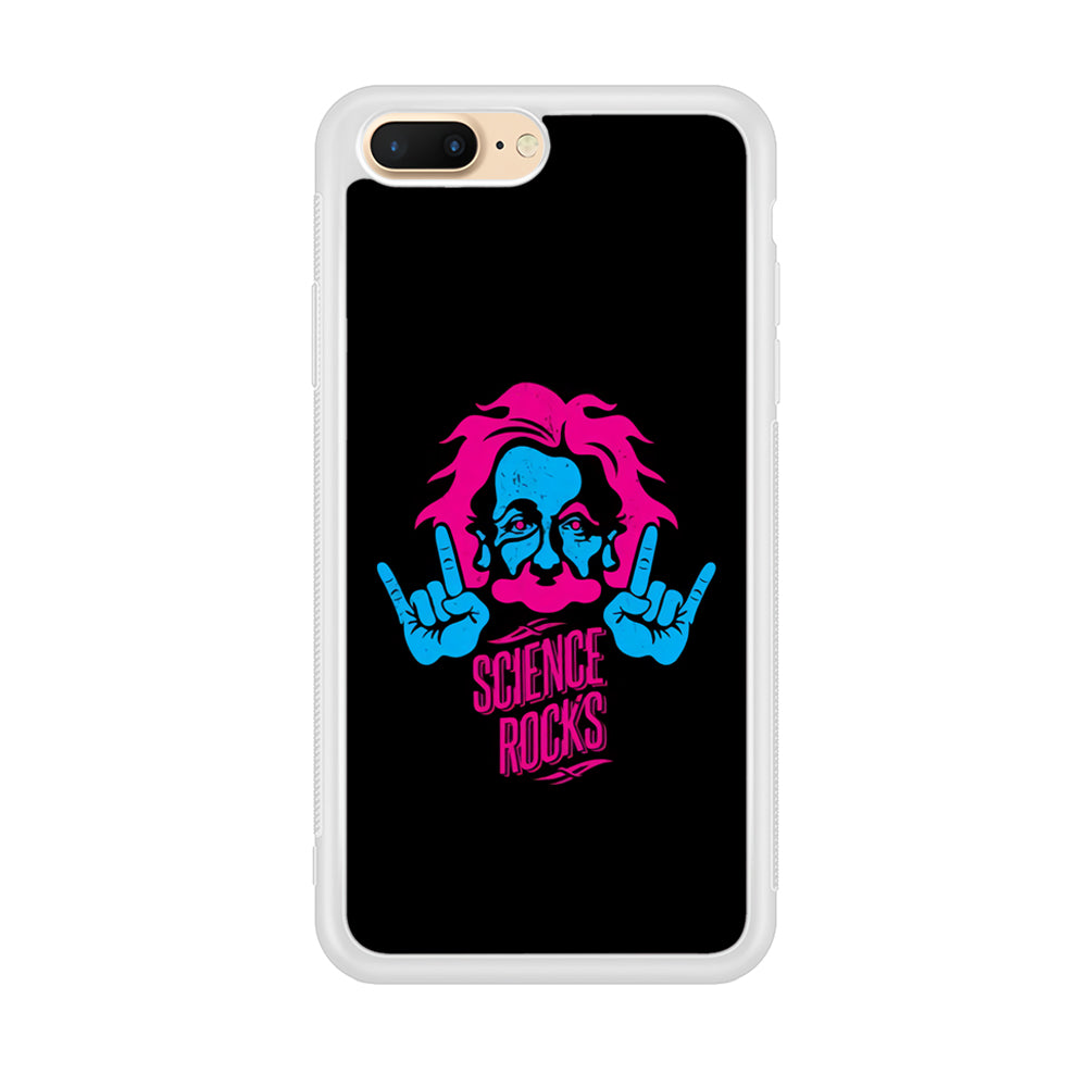 Albert Einstein Science Rocks iPhone 8 Plus Case