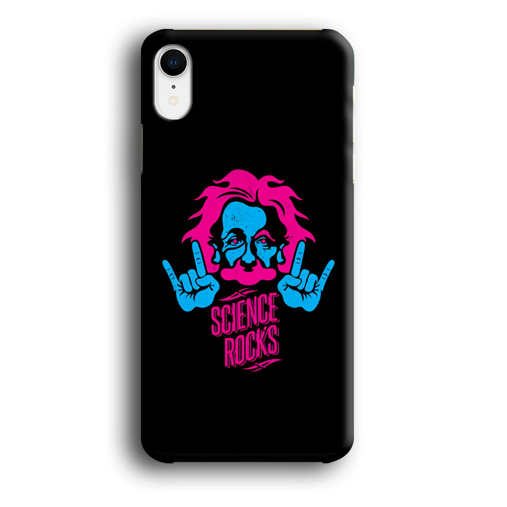 Albert Einstein Science Rocks iPhone XR Case