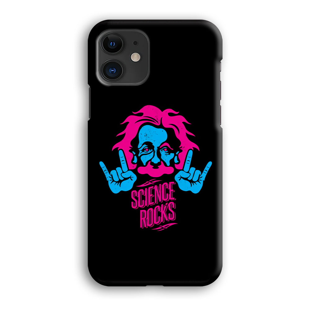 Albert Einstein Science Rocks iPhone 12 Case