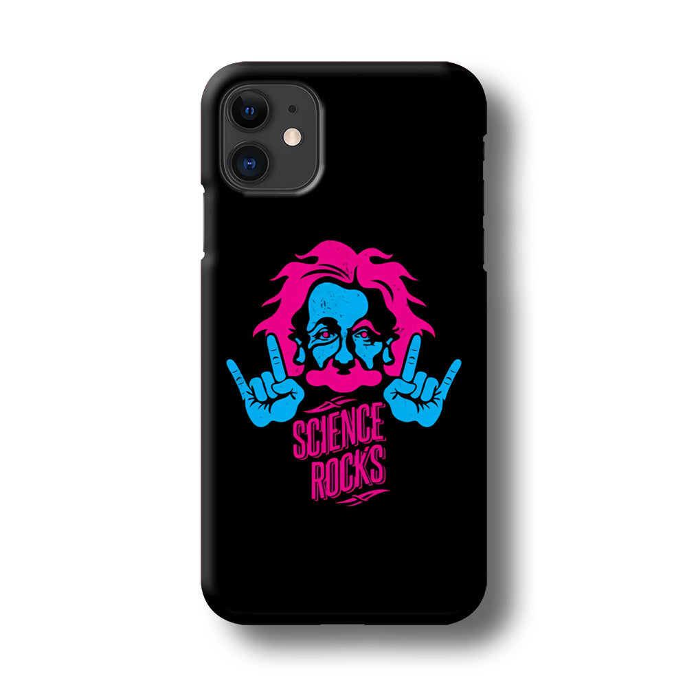 Albert Einstein Science Rocks iPhone 11 Case