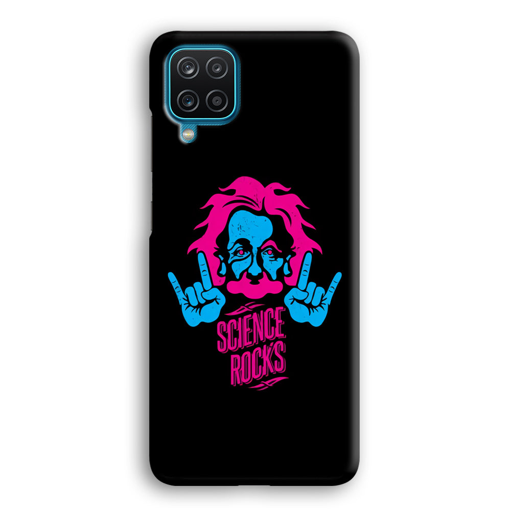 Albert Einstein Science Rocks Samsung Galaxy A12 Case