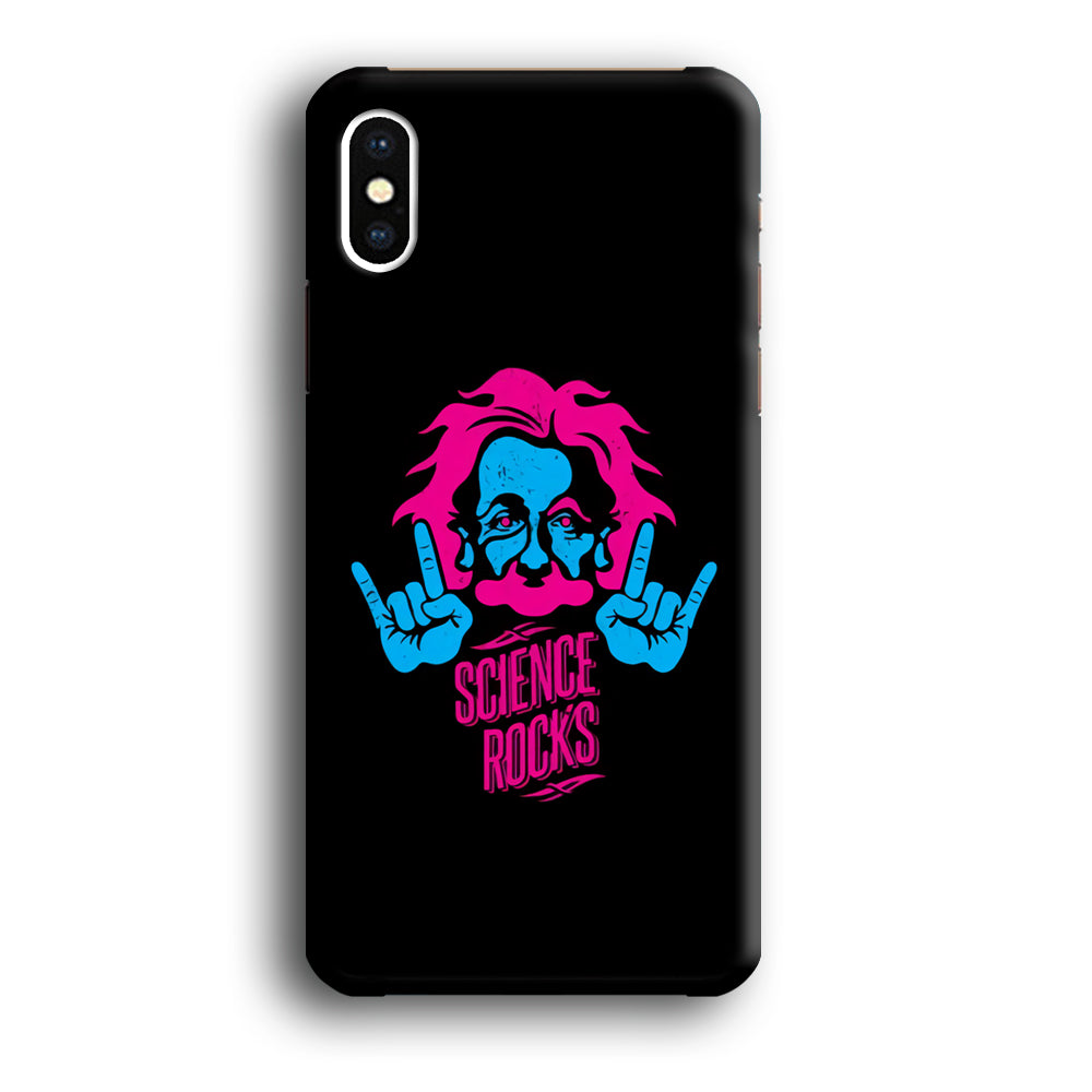 Albert Einstein Science Rocks iPhone X Case