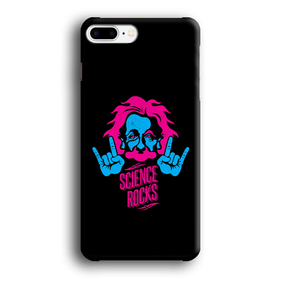 Albert Einstein Science Rocks iPhone 8 Plus Case