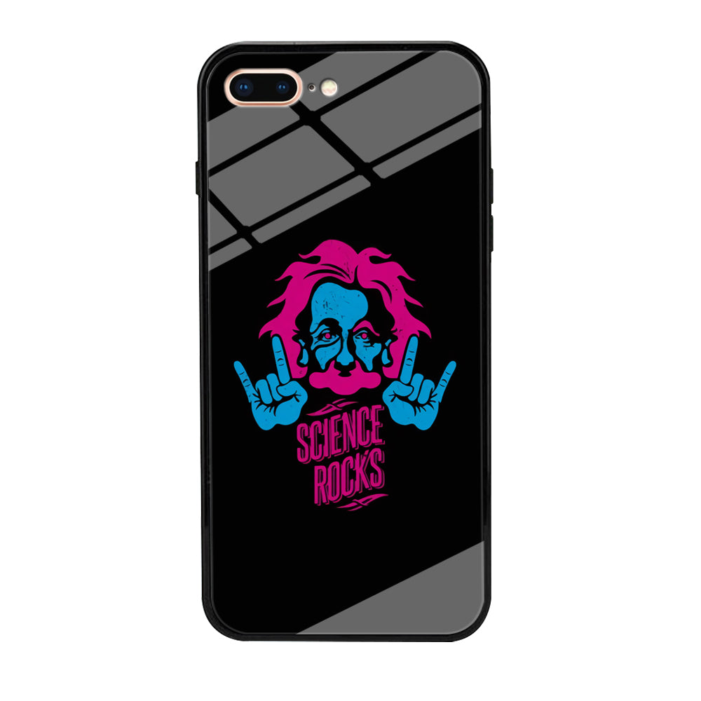 Albert Einstein Science Rocks iPhone 8 Plus Case