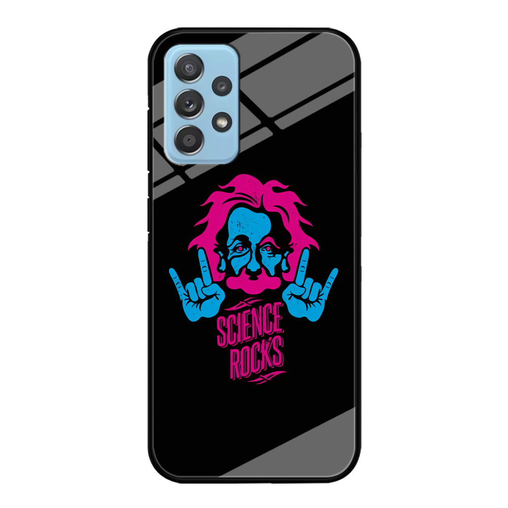 Albert Einstein Science Rocks Samsung Galaxy A52 Case